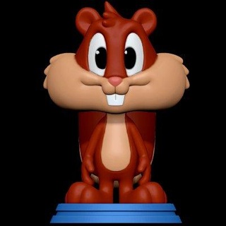 skippy squirrel - animaniacs sillytoys 3d print model - Mito3D
