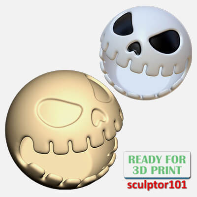 skull gadget box 3d sculpting sculptor101 3D print model - Mito3D