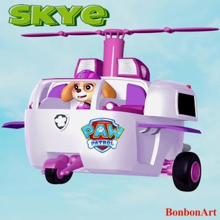 skye helicopter - paw patrol bon art 3d print model - Mito3D