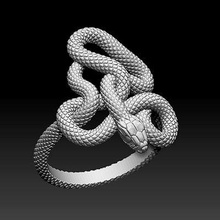 snake ring - print ready 3d model explorer 3d print model - Mito3D