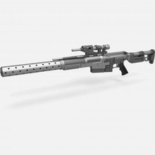 sniper blaster rifle a300 rogue 2016 print ready 3d model 3d print model - Mito3D