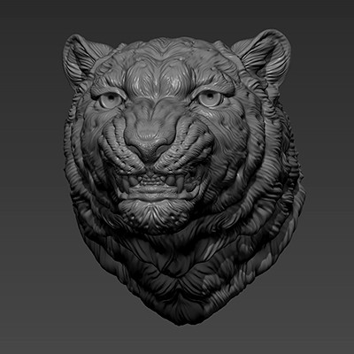 snow leopard grin guninnik81 3D print model - Mito3D
