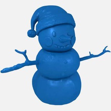 pupazzo di neve pronti per la stampa del modello 3d completo include esploso versione può stampare pezzi assemblati te 3d print model - Mito3D