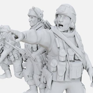 soldato collezione 3d Stampa modello radura 3d print model - Mito3D