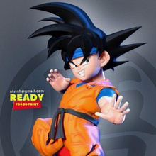 figlio Goku Stampa pronto 3d modello 3d print model - Mito3D