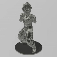 figlio Goku super saiyan 2 Stampa pronto 3d modello 3d print model - Mito3D