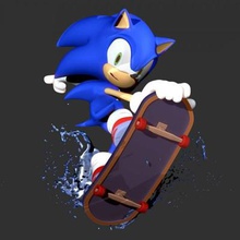sonic hedgehog print ready 3d model we see again movie version february 2020i have divided individual parts make easy printing - obj stl files printing- zbrush original ztl you customize like 10 hope receive support our dear customersthanks so much viewing my 3d print model - Mito3D