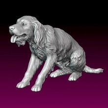 Spaniel Hund drucken bereit 3d Modell alexkovalev 3d print model - Mito3D