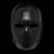 especial agentes balístico personalizado máscara impresión Listo 3d modelo 3d print model - Mito3D