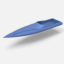 speed boat hull print ready 3d model 3d print model - Mito3D