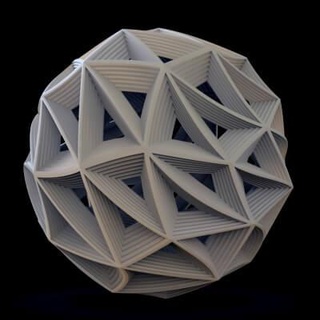 esferatrebone origami huevo 3d impresión modelo basado 3d print model - Mito3D