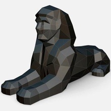 sphinx figure - print ready 3d model lowpoly 3d print model - Mito3D