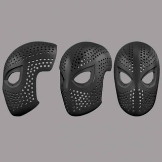 araña hombre máscara 3d impresión modelo amanecer herido 3d print model - Mito3D