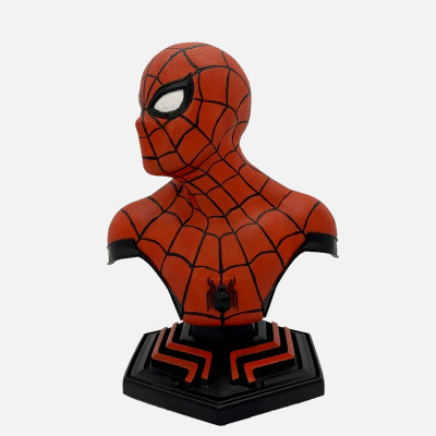 spiderman coming bust 3dprintmodel9x 3D print model - Mito3D