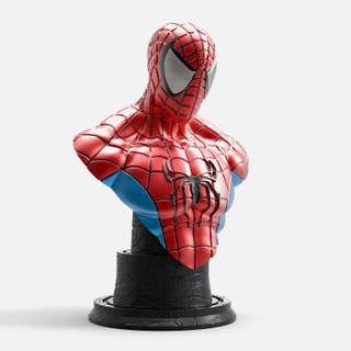 spiderman marvel bust 3dprintmodel9x 3d print model - Mito3D