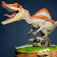 Spinosaurus Miniatur drucken bereit 3d Modell khatri3d 3d print model - Mito3D