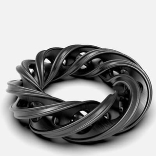 trou spirale bague 3d impression modèle basé 3d print model - Mito3D