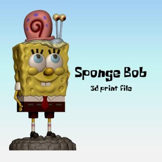 spongebob squarepants giordanobruno 3d print model - Mito3D