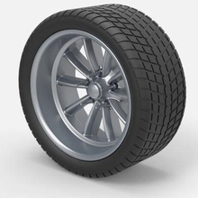 sport wheel 10 print ready 3d model 3d print model - Mito3D