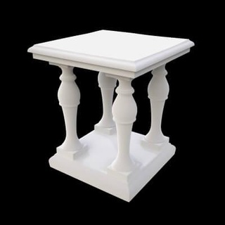 square marble table - 3d print model get dead entertainment 3d print model - Mito3D
