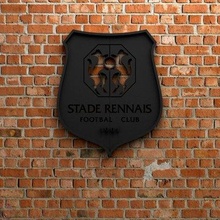 stade rennais fc logo impression prêt 3d modèle 3d print model - Mito3D