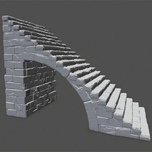 stairs - print ready 3d model icekazim 3d print model - Mito3D