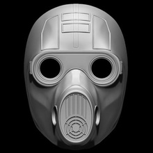 molestatore personalizzato antigas maschera Stampa pronto 3d modello 3d print model - Mito3D