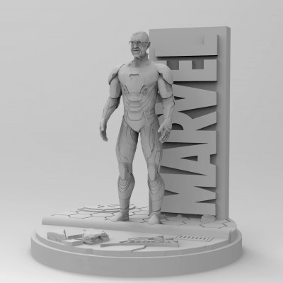 Stan Lee 2018 estátua 3d impressão modelo cheriloyet 3D print model - Mito3D