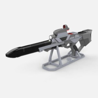 estrella emigrar contacto tipo 3 justicia phaser rifle makerlab 3d print model - Mito3D