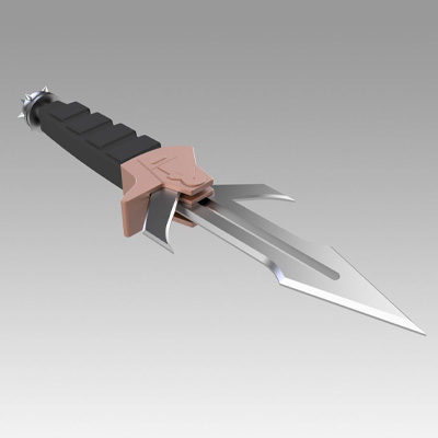 star trek klingon dk tahg knife print ready 3d model object modeled environment autodesk inventor 2020 create photo renderer use studiothe contains most popular formats max version 2016 2013 fbx dwg stp obj stl igs more each file checked opening full content modelthank you coming see also pay attention other models clicking name account right corner 3D print model - Mito3D
