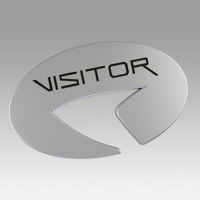 star trek picard starfleet visitor badge print ready 3d model object modeled environment autodesk inventor 2020 create photo renderer use inventor studio model contains most popular formats max version 2016 2013 fbx dwg stp obj stl igs more each file checked opening full content modelthank you coming see model also pay attention other models clicking name account right corner 3D print model - Mito3D