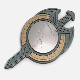 étoile randonnée terran Empire badge 3dsldworks 3d print model - Mito3D