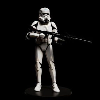 Estrela guerras 3d imprimível clone Soldado engenheiro figura Thomas 125 3d print model - Mito3D