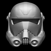 star wars clone force 99 bad batch hunter helmet print ready 3d model 3d print model - Mito3D