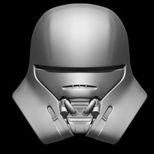 Estrela guerras jato Soldado capacete impressão pronto 3d modelo 3d print model - Mito3D