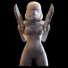 estrella guerras Stormtrooper busto 002 impresión Listo 3d modelo next2020 3d print model - Mito3D