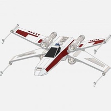 star wars x-wing - print ready 3d model adyleon 3d print model - Mito3D