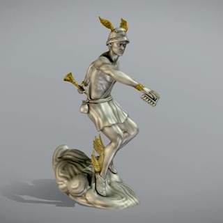 estátua Hermes 3d impressão modelo adminpievejumps 3d print model - Mito3D