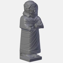 estatua hitita Rey mutallu impresión Listo 3d modelo 3d print model - Mito3D