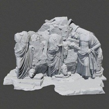 statue mountain - print ready 3d model icekazim 3d print model - Mito3D