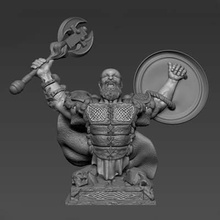 statue tyran prêt à imprimer modèle 3d image de moment triomphe adapté colorier 3d print model - Mito3D