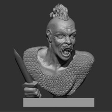 statue warrior print ready 3d model berserker time attack 3d print model - Mito3D