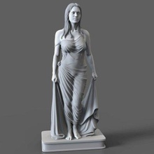 statue woman - print ready 3d model mapluseme 3d print model - Mito3D