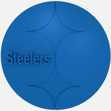 steelers nfl football logo print ready 3d model 3d print model - Mito3D