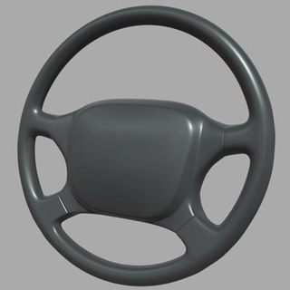direccion rueda coche vehiculo 03 3d impresión modelo viperjr3d 3d print model - Mito3D