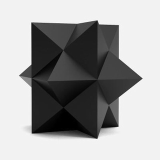 estrelado rômbico dodecaedro 3dsldworks 3d print model - Mito3D