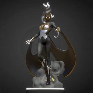 tempête merveille statue 3dprintmodel9x 3d print model - Mito3D