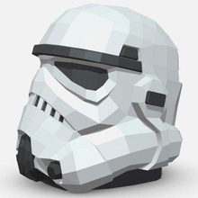 stormtrooper head - print ready 3d model lowpoly 3d print model - Mito3D