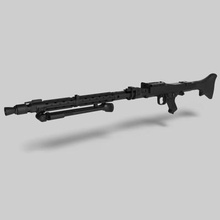 Sturmtruppler schwer Blaster Gewehr dlt 19 Star Kriege drucken bereit 3d Modell 3d print model - Mito3D