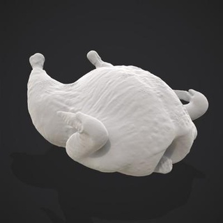 stuffed chicken - 3d print model get dead entertainment 3d print model - Mito3D